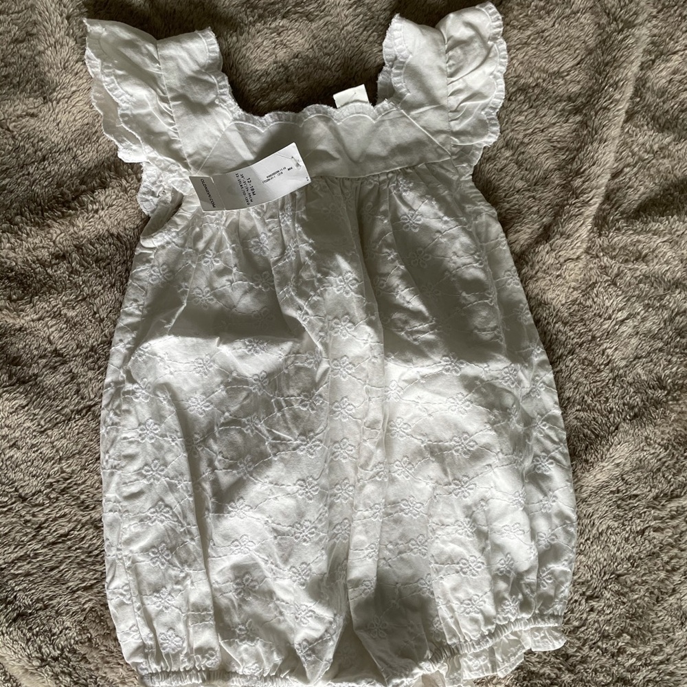 Dainty white romper
